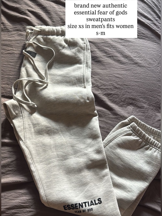 Essentials Other - Essentials Drawstring Sweatpants with ESSENTIALS Logo